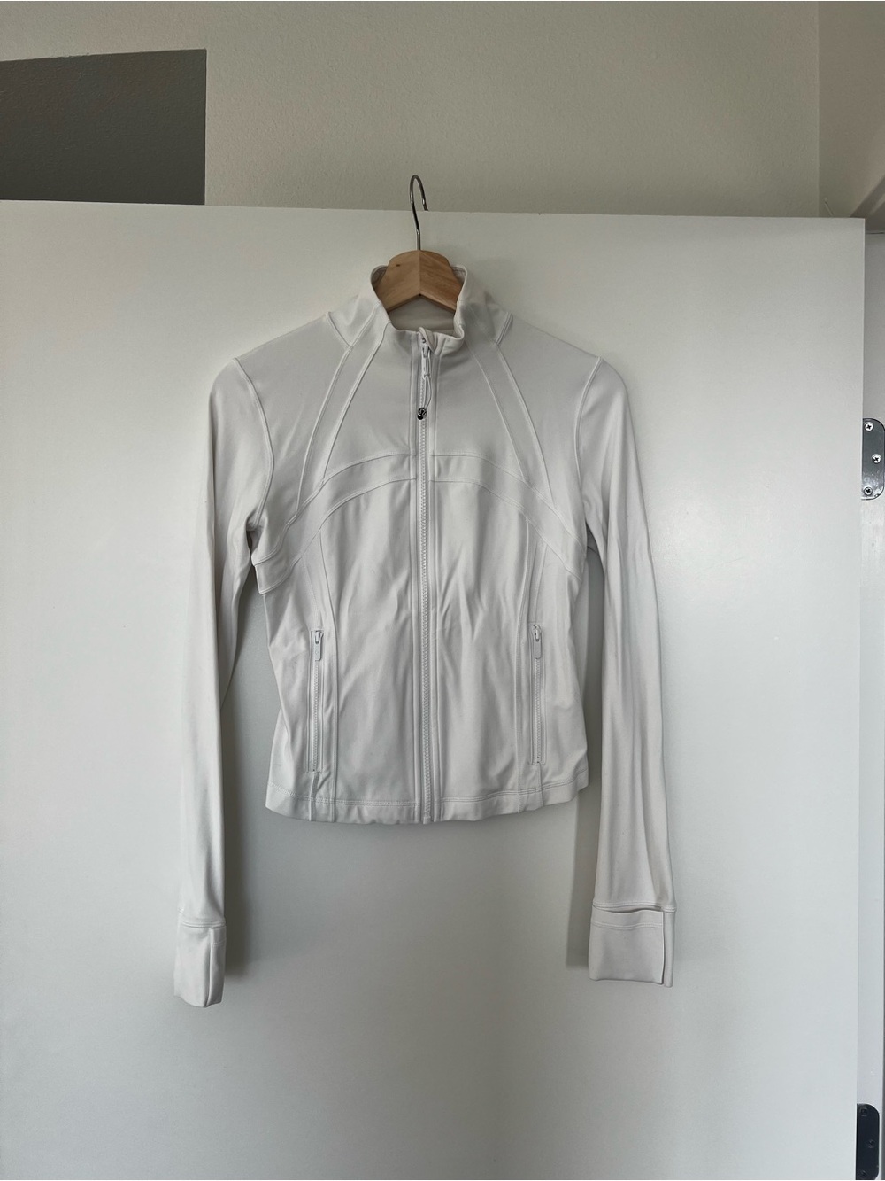 lululemon White Define Cropped Jacket